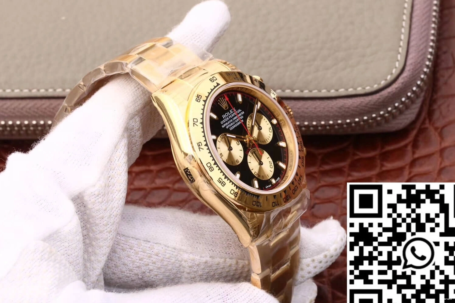 Black JH Rolex M116508-0009 Factory Cosmograph Daytona Dial 0331